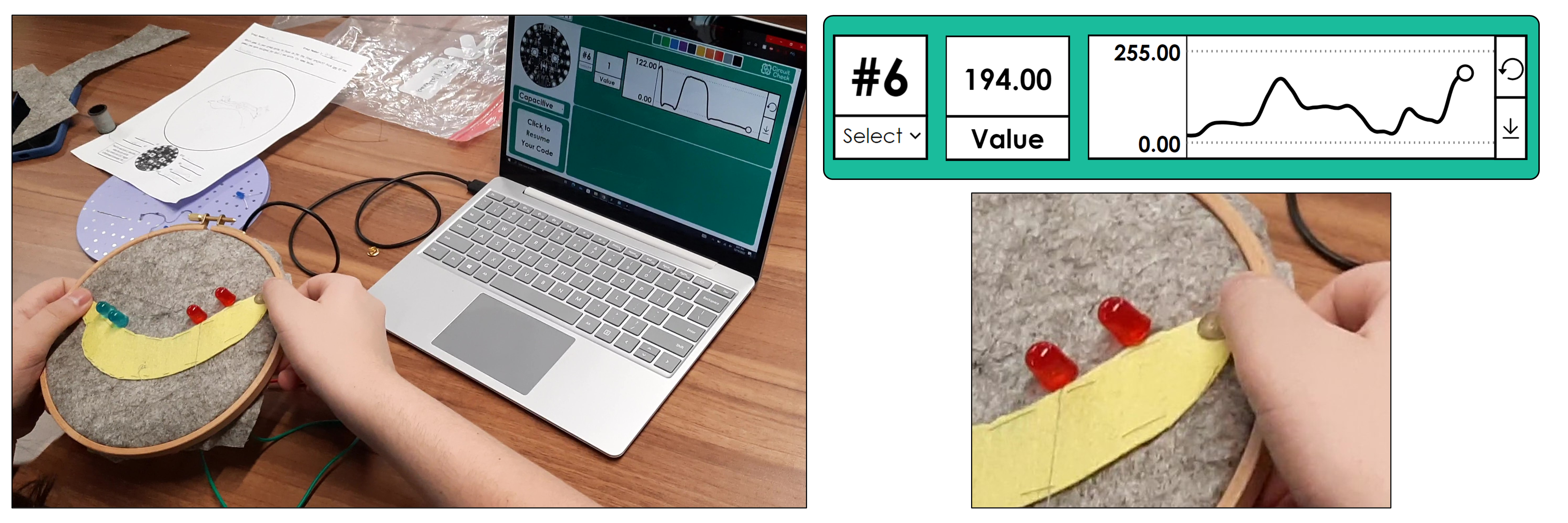 Demo of observing a light sensor with Circuit Check